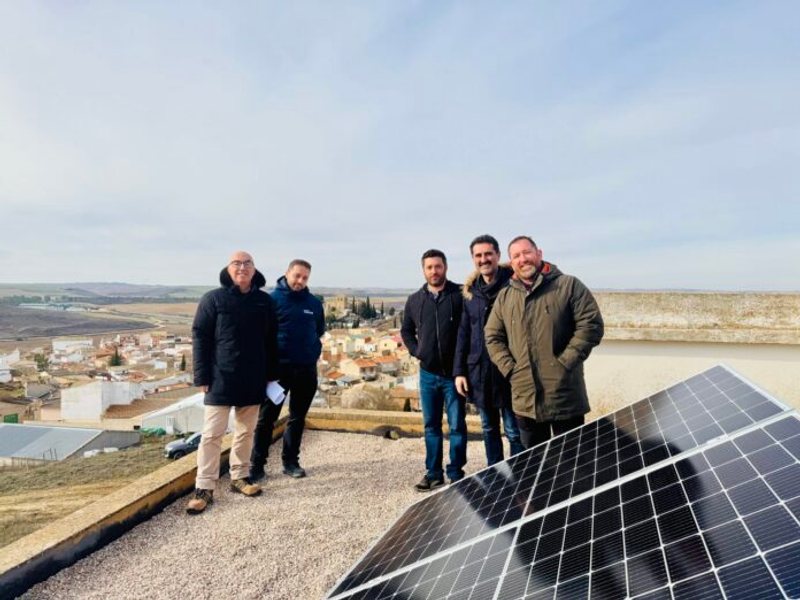 Visita a las obras de mejora de la red de agua de Belmontejo